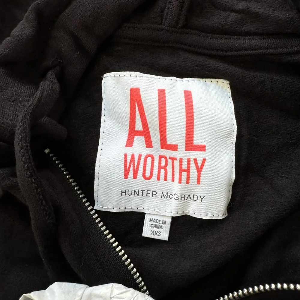 All Worthy by Hunter McGrady zip-up hoodie - Picture 2 of 5